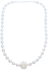 Genuine Sterling Silver Fresh Water Pearl Bead Necklace KX120901